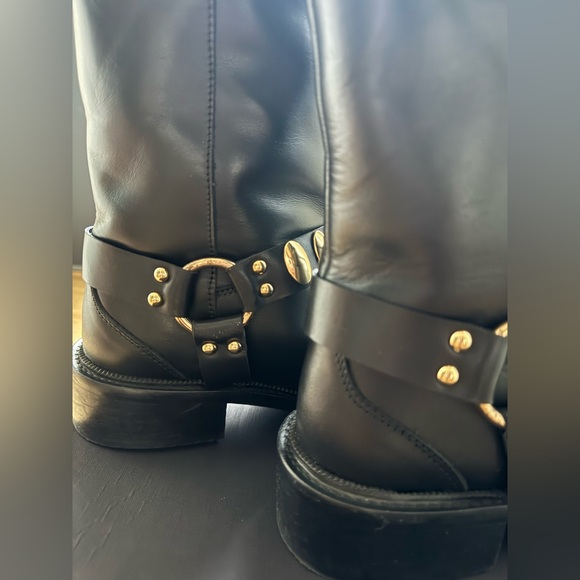 Freda Salvador Aeri Moto Boot w/Gold Hardware, 7.5 - Picture 6 of 11